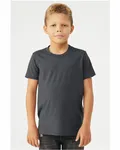 Bella + Canvas - T-shirt en jersey CVC pour les jeunes Heather Mid Navy