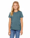 Bella + Canvas - T-shirt en jersey CVC pour les jeunes Hthr Deep Teal