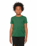 Bella + Canvas - T-shirt en jersey CVC pour les jeunes Hthr Grass Green