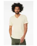 Bella + Canvas T-Shirt unisexe en jersey à manches courtes et col en V Naturel