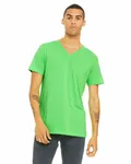 Bella + Canvas Unisex CVC Jersey V-Neck T-Shirt Neon Green