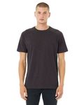 Bella + Canvas - T-shirt raglan CVC chiné pour hommes Gris foncé chiné
