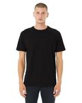 Bella + Canvas - T-shirt raglan CVC chiné pour hommes Noir chiné