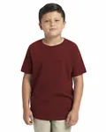 Next Level Apparel Ragazzi Giovani Cotone Equipaggio Cardinale