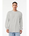 Bella + Canvas Unisex Jersey Langarm T-Shirt SILBER