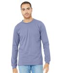Bella + Canvas Unisex Jersey Langarm T-Shirt Lavendelblau