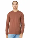 Bella + Canvas Unisex Jersey Langarm T-Shirt Terrakotta