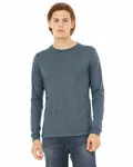 Bella + Canvas - Maglietta unisex in jersey CVC a maniche lunghe Heather Slate