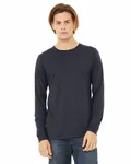 Bella + Canvas - Maglietta unisex in jersey CVC a maniche lunghe Erica Marina