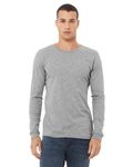 Bella + Canvas - Maglietta unisex in jersey CVC a maniche lunghe Erica atletica