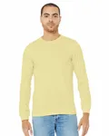 Bella + Canvas - Maglietta unisex in jersey CVC a maniche lunghe Hth Frnch Vanlla