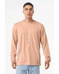 Bella + Canvas - Maglietta unisex in jersey CVC a maniche lunghe Heather Peach