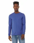 Bella + Canvas - Maglietta unisex in jersey CVC a maniche lunghe Heather True Roy