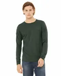 Bella + Canvas - Maglietta unisex in jersey CVC a maniche lunghe Foresta di erica