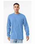 Bella + Canvas - Maglietta unisex in jersey CVC a maniche lunghe Hth Carolina Blu