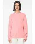 Bella + Canvas Sweatshirt unisexe à col roulé en polaire éponge Rose