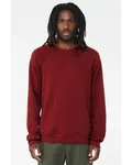 Bella + Canvas Sweatshirt unisexe à col roulé en polaire éponge Cardinal