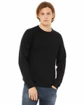 Bella + Canvas Sweatshirt unisexe à col roulé en polaire éponge NOIR