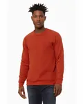 Bella + Canvas Sweatshirt unisexe à col roulé en polaire éponge Brique