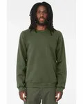 Bella + Canvas Sweatshirt unisexe à col roulé en polaire éponge Vert militaire