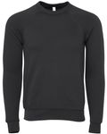 Bella + Canvas Sweatshirt unisexe à col roulé en polaire éponge Gris foncé