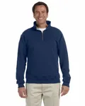 Jerzees Adult Super Sweats NuBlend Fleece Quarter-Zip Pullover J Navy