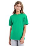 Hanes - t-shirt parfait pour les jeunes Vert Kelly