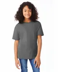 Hanes - t-shirt parfait pour les jeunes Gris fumée