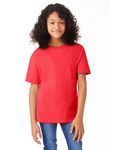 Hanes - t-shirt parfait pour les jeunes Rouge athlétique