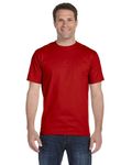 Hanes Hommes Tall Beefy-T Rouge foncé