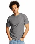 Hanes Adult Beefy-T with Pocket Smoke Gray