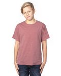 Threadfast Apparel - t-shirt ultimate CVC pour jeunes Marron chiné