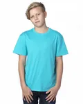 Threadfast Apparel - t-shirt ultimate CVC pour jeunes Bleu Pacifique
