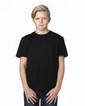 Threadfast Apparel - t-shirt ultimate CVC pour jeunes NOIR