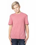 Maglietta Threadfast Apparel Youth Triblend Rosso Triblend