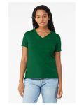 Bella + Canvas Ladies' Relaxed Jersey V-Neck T-Shirt Kelly