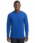 Next Level Apparel Unisex Langarm-Crew aus Veloursleder ROYAL