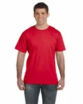 T-shirt en jersey fin de LAT pour hommes ROUGE