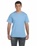 T-shirt en jersey fin de LAT pour hommes Bleu clair