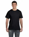T-shirt en jersey fin de LAT pour hommes NOIR
