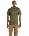 T-shirt en jersey fin de LAT pour hommes Vert militaire