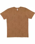 T-shirt en jersey fin de LAT pour hommes Léopard brun