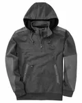 Dri Duck Men's Mission Quarter-Zip DARK OXFORD