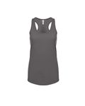 Canotta Ideal Racerback da donna di Next Level Apparel Grigio scuro