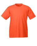 UltraClub Youth Cool & Dry Sport Performance InterlockT-Shirt Orange