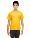 UltraClub Youth Cool & Dry Sport Performance InterlockT-Shirt Gold