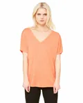 Bella + Canvas - t-shirt à col en V pour dames Corail