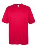UltraClub Men's Cool & Dry Basic Performance T-Shirt RED