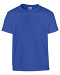 Gildan Youth - T-shirt en coton épais Bleu fluo