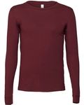 Bella + Canvas Unisex Jersey Langarm T-Shirt Kastanienbraun